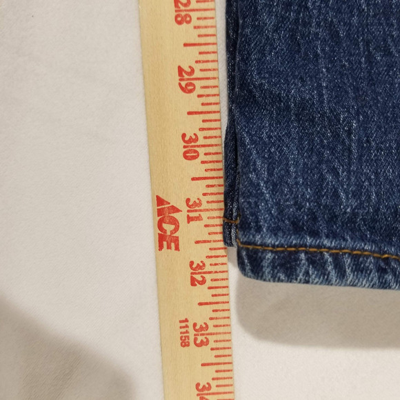 True Religion Jeans Womens 31x32 Ricki Relaxed Straight Patches Embroidered Plus - Picture 12 of 13